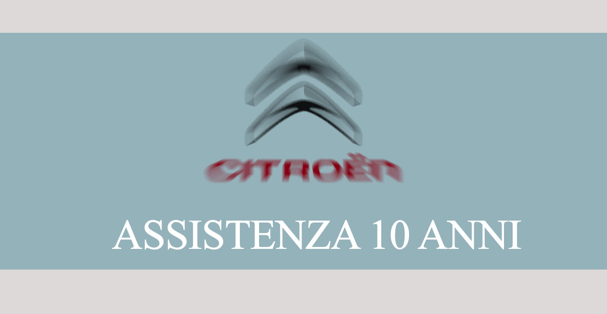 assistenza 10 anni Citroen